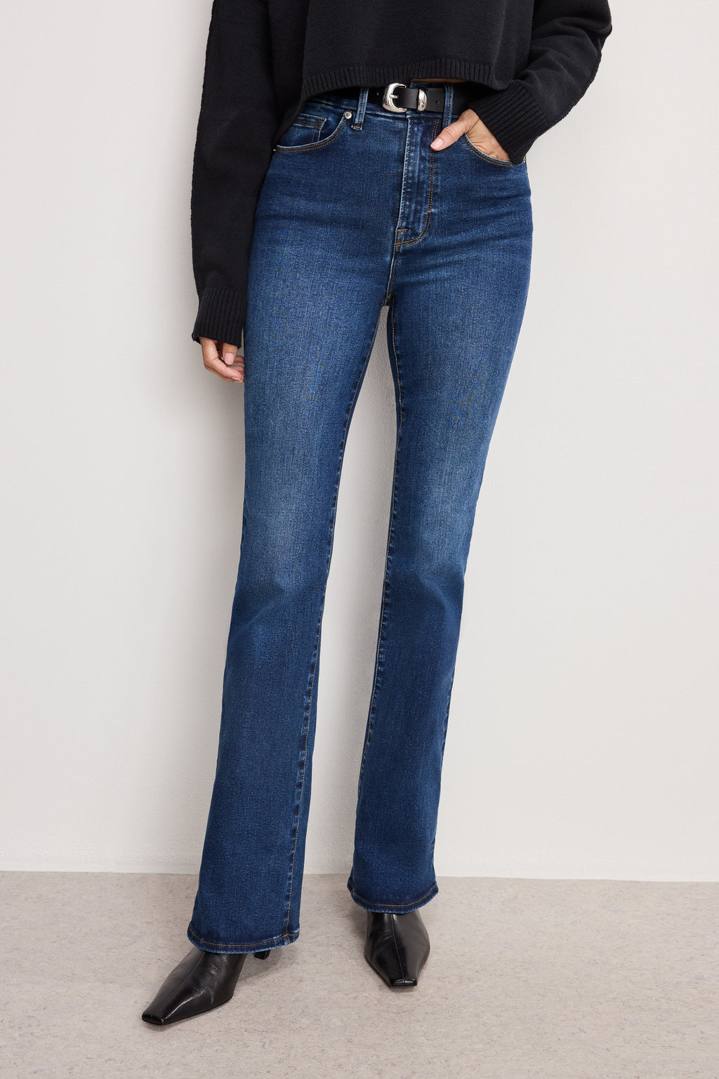 Premium ALWAYS FITS GOOD CLASSIC BOOTCUT JEANS LONG INDIGO446