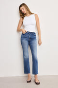 Premium ALWAYS FITS GOOD CURVE STRAIGHT JEANS INDIGO1071