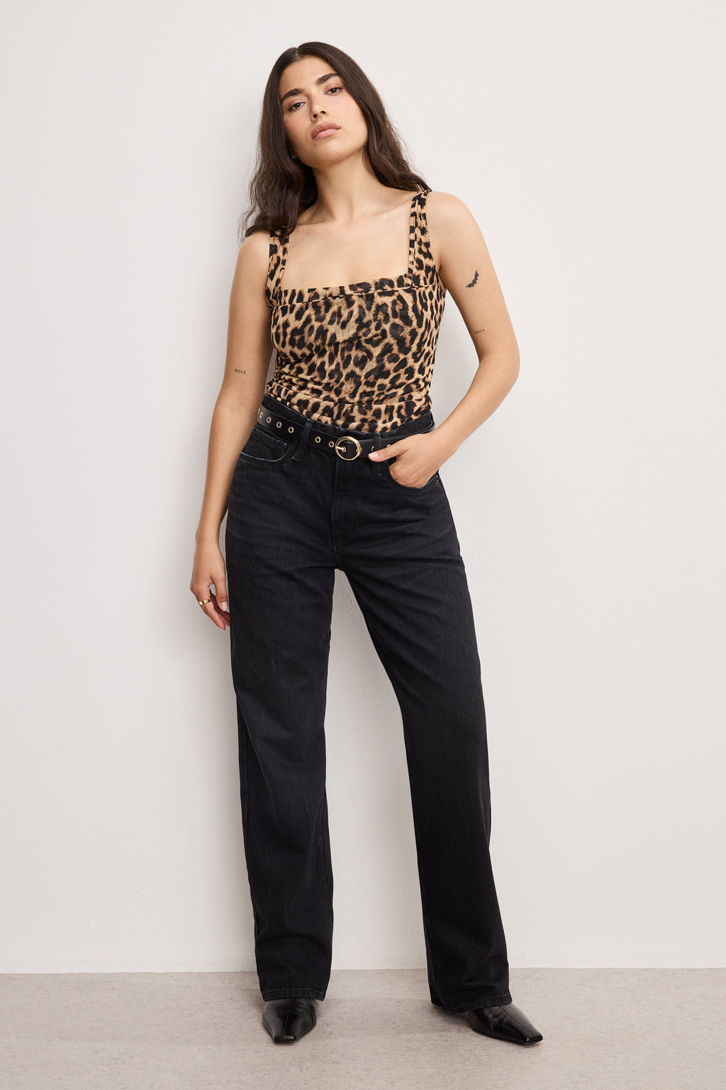 Premium GOOD PETITE 90s RELAXED JEANS BLACK406