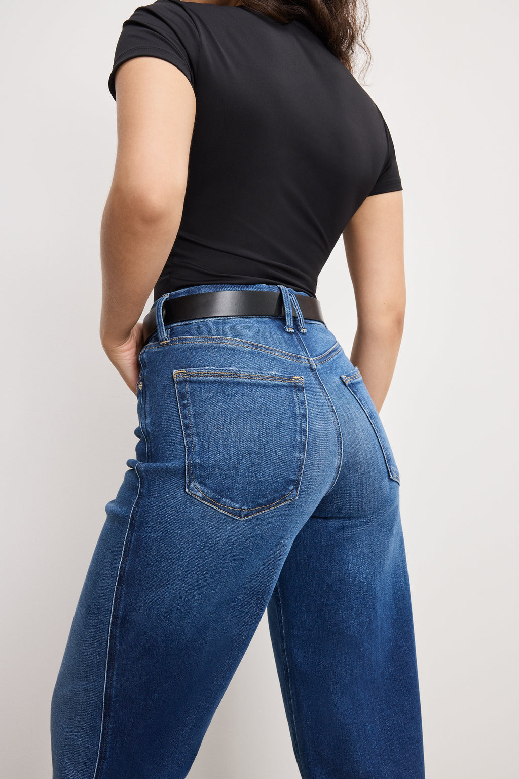 Premium SOFT TECH GOOD PETITE SKATE WIDE JEANS INDIGO891