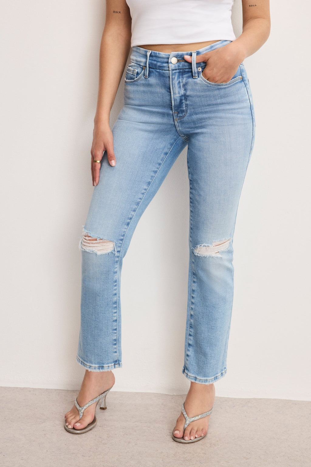 Premium DOLLY JOLEANS PETITE STRAIGHT JEANS INDIGO1081