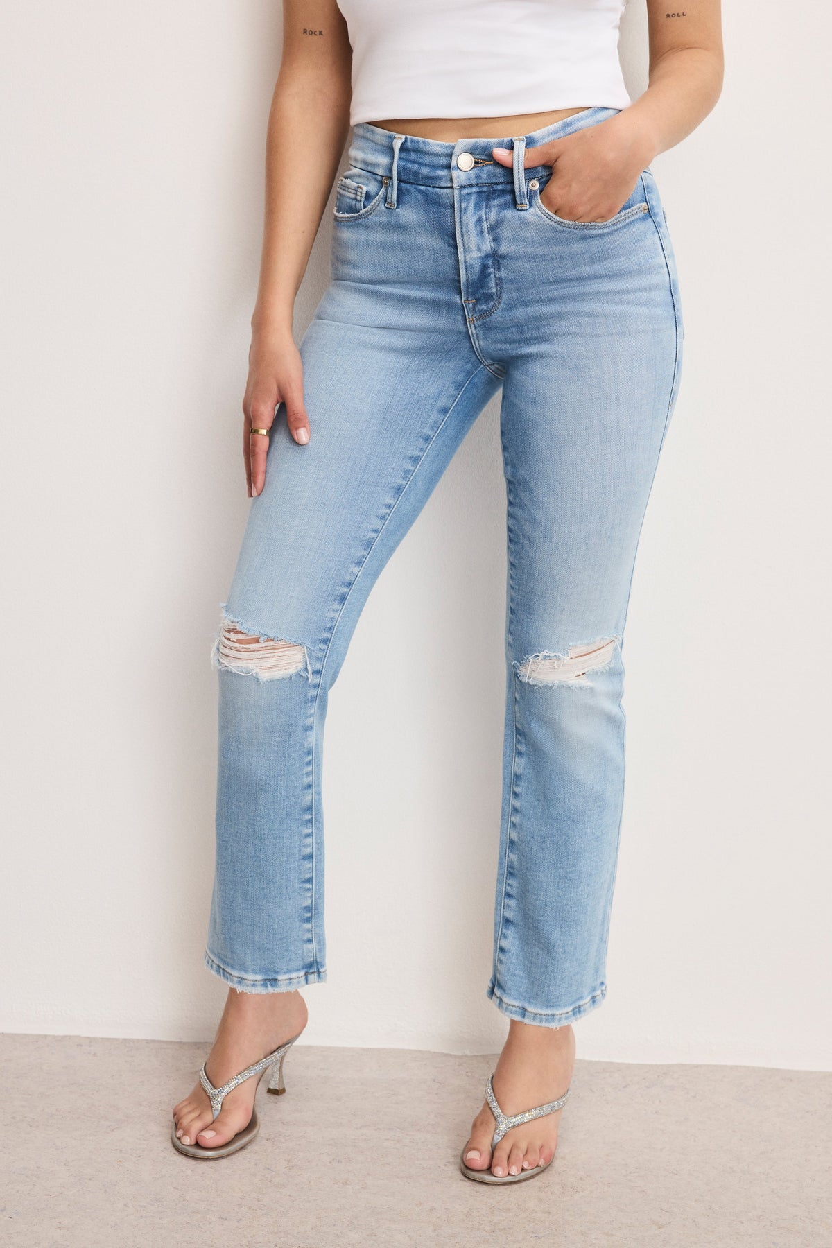 Premium DOLLY JOLEANS PETITE STRAIGHT JEANS INDIGO1081