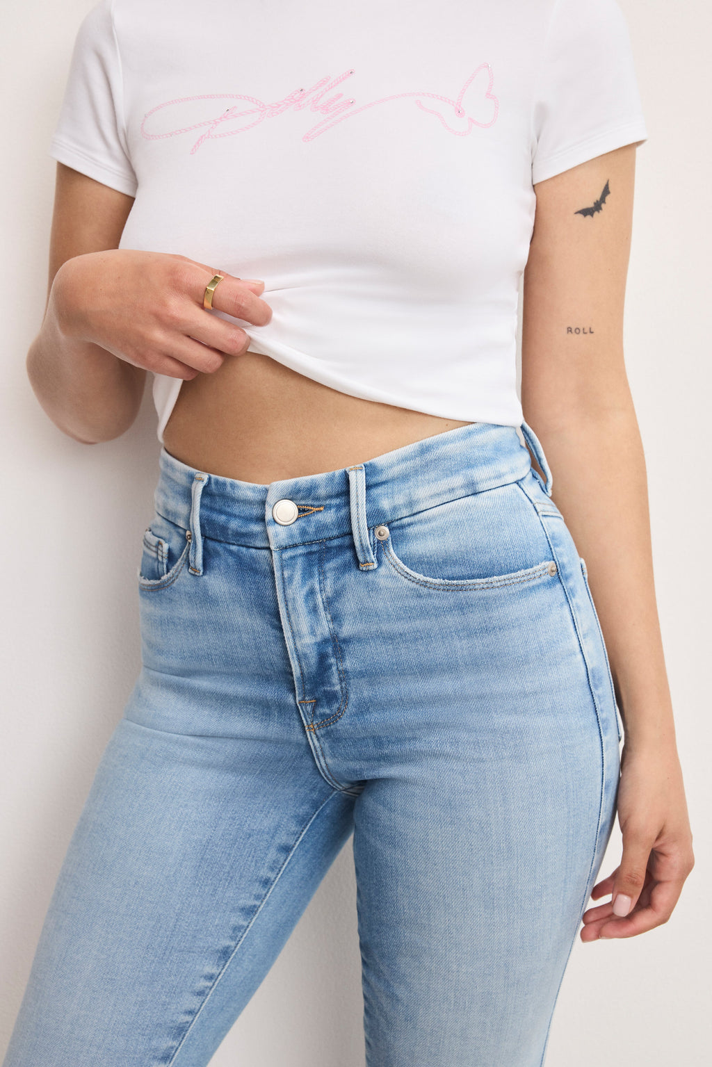 Premium DOLLY JOLEANS PETITE STRAIGHT JEANS INDIGO1081