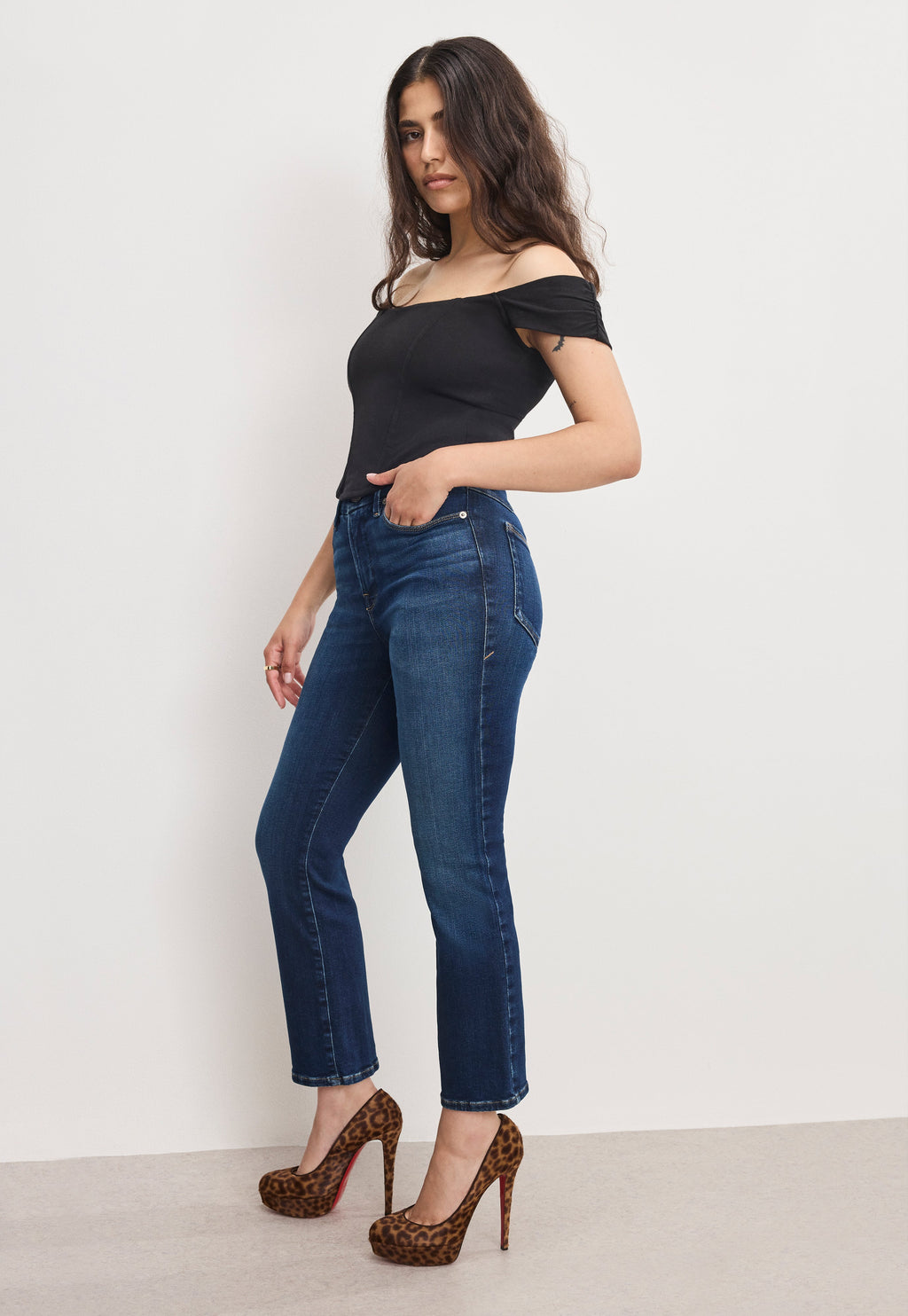 Premium DOLLY JOLEANS PETITE STRAIGHT JEANS INDIGO1080