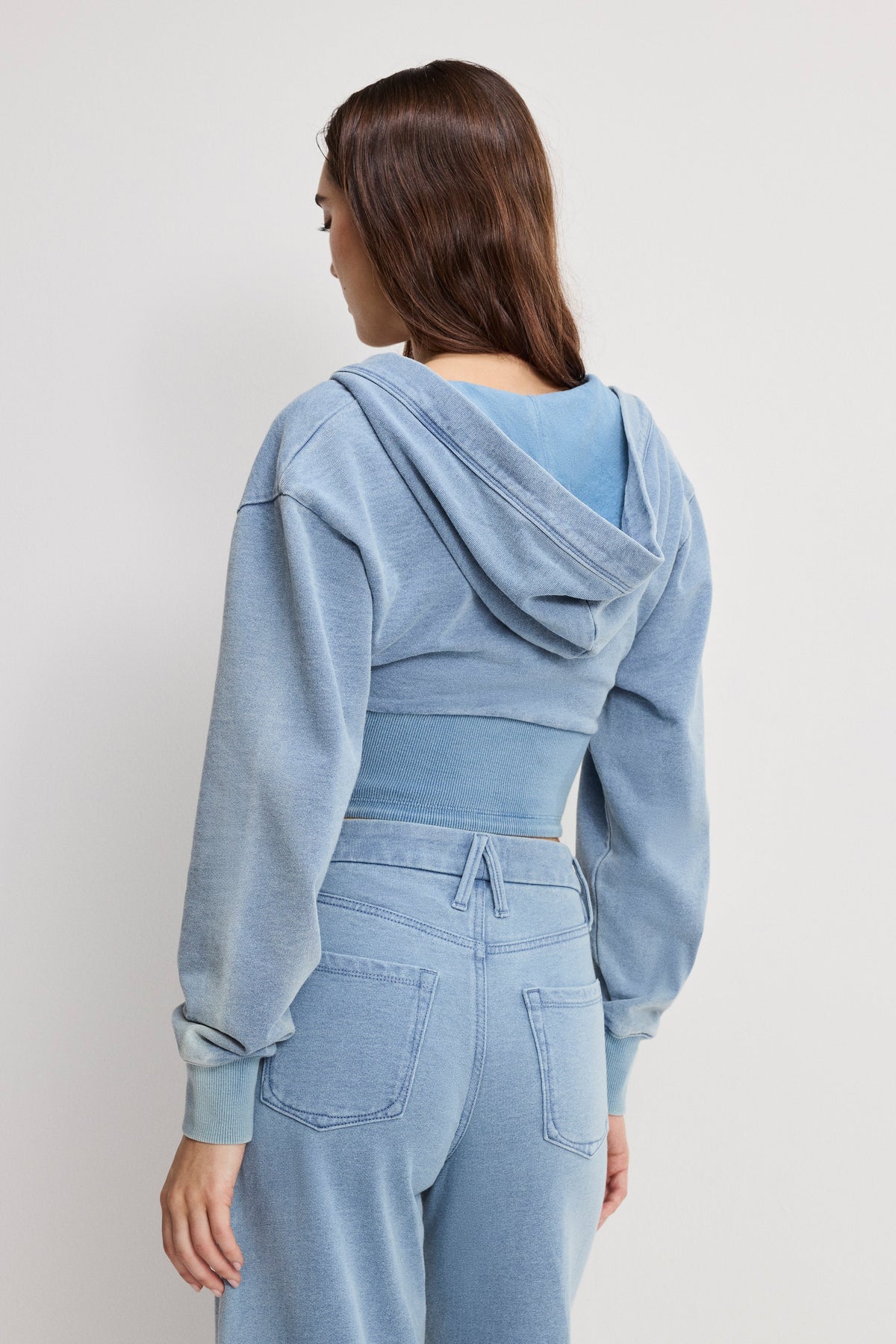 Premium JEANIUS ZIP UP HOODIE INDIGO1157