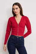 Premium BUSTIER SWEATER RUBY