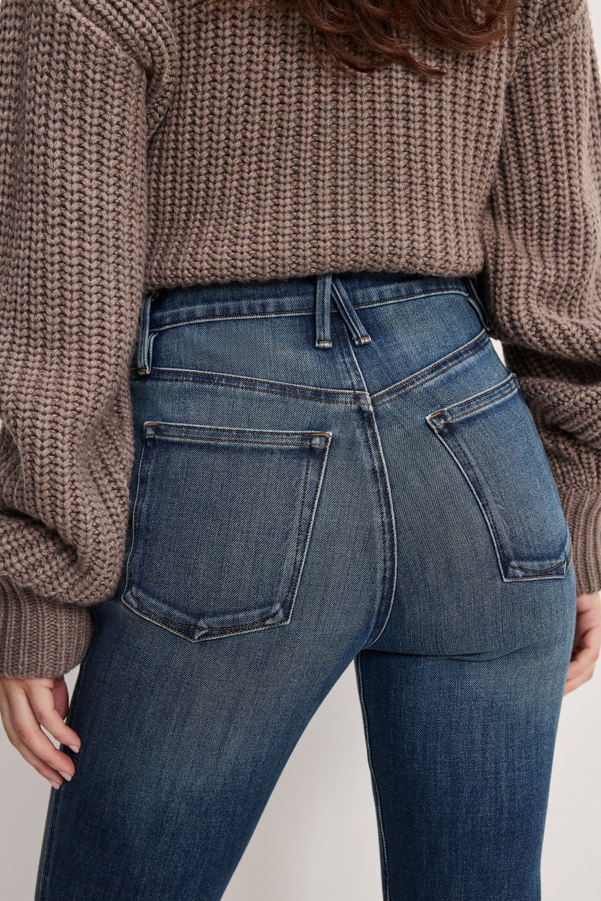 Premium GOOD STANDARD KICK FLARE JEANS INDIGO1147
