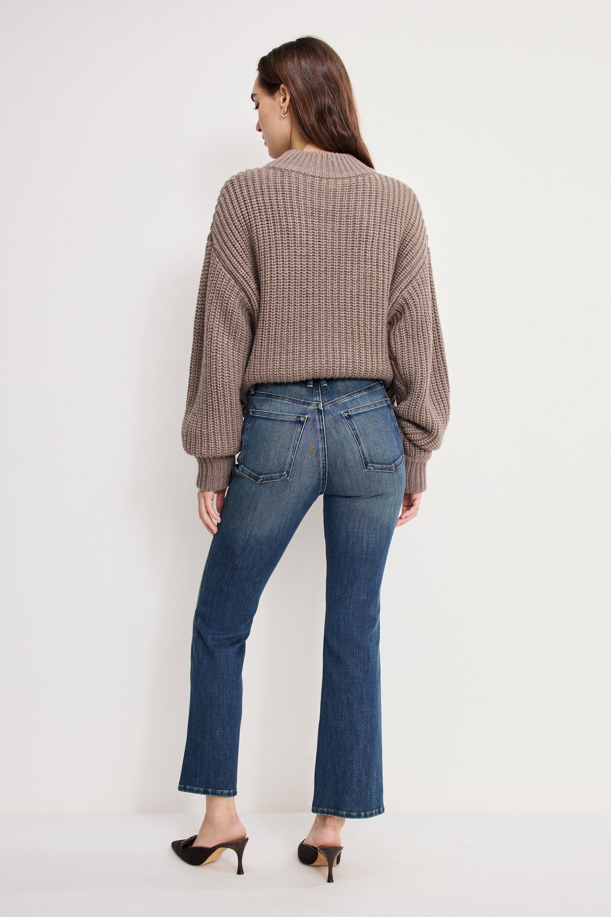 Premium GOOD STANDARD KICK FLARE JEANS INDIGO1147