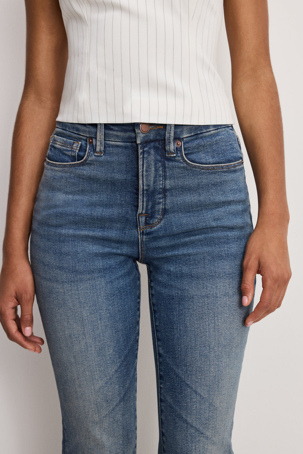 Premium GOOD CLASSIC BOOTCUT JEANS INDIGO1128