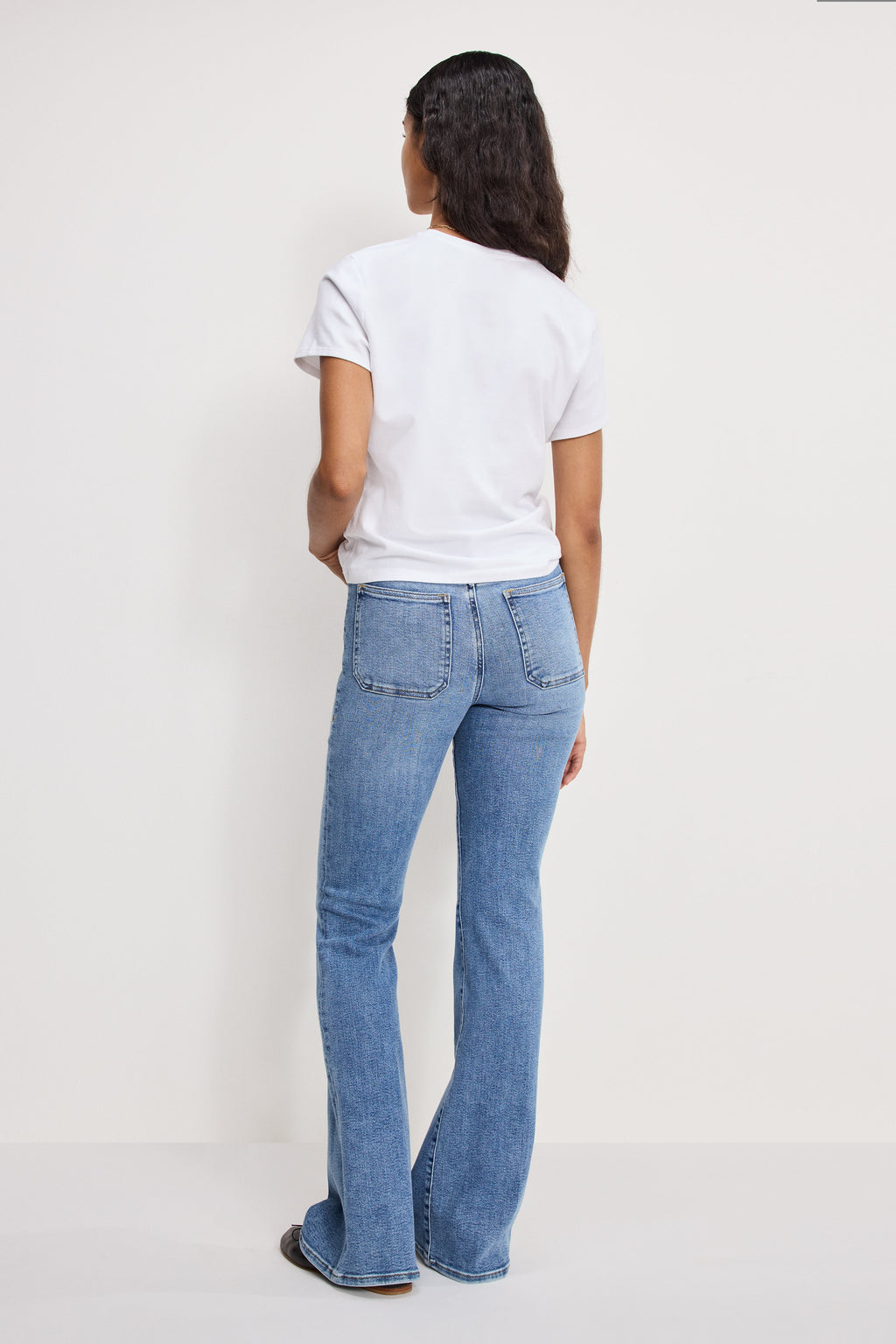 Premium GOOD LEGS FLARE JEANS INDIGO1149