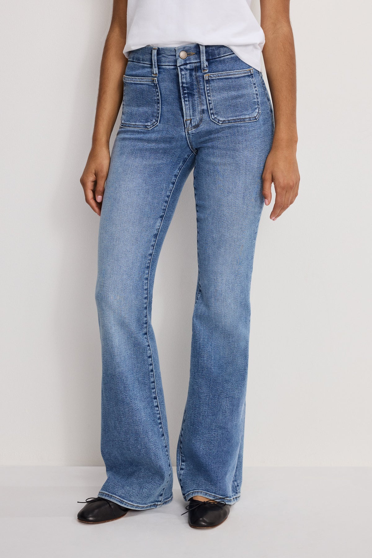Premium GOOD LEGS FLARE JEANS INDIGO1149