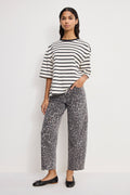 Premium GOOD BARREL JEANS GREY LUCKY LEOPARD