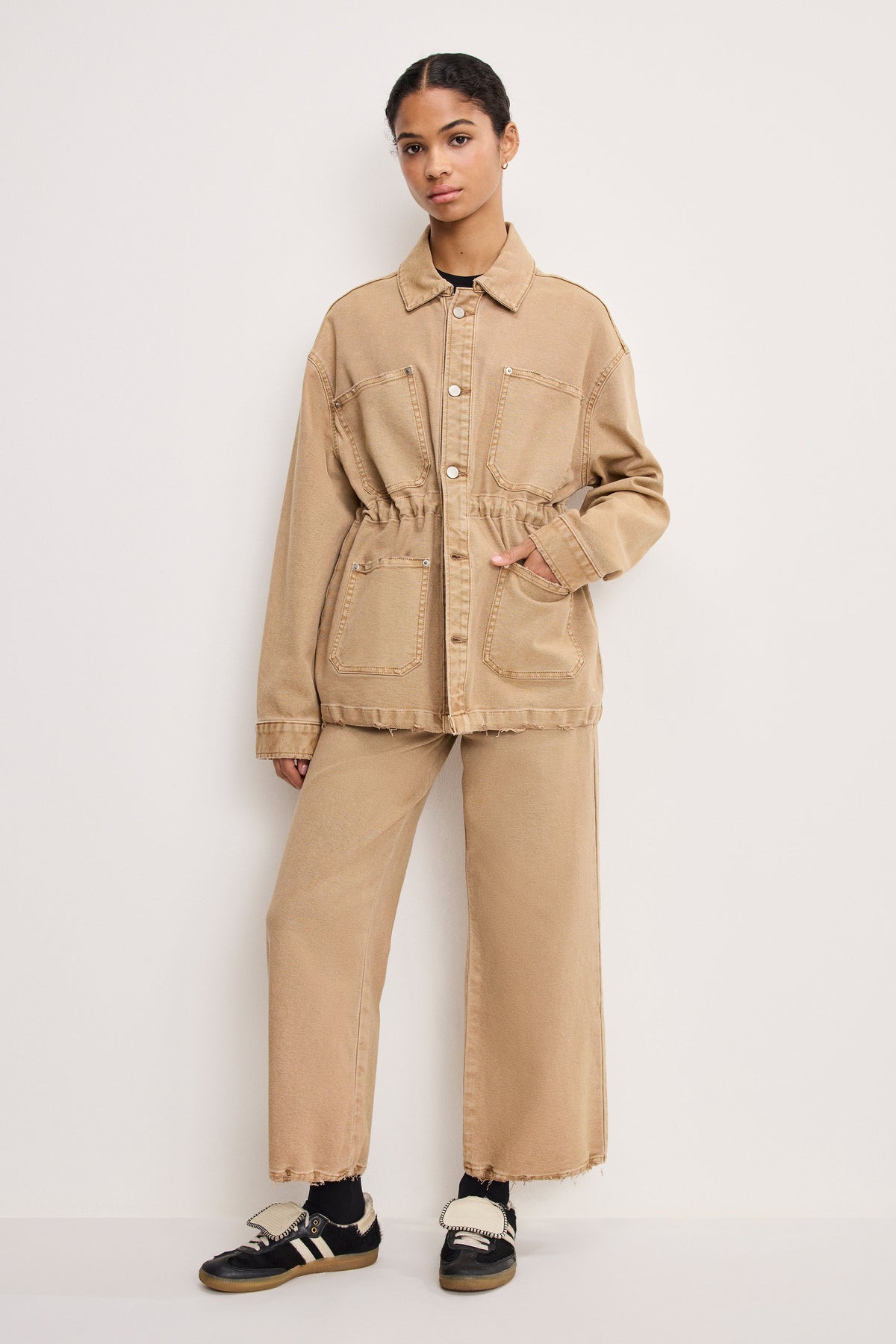 Premium CANVAS JACKET GOOD KHAKI001