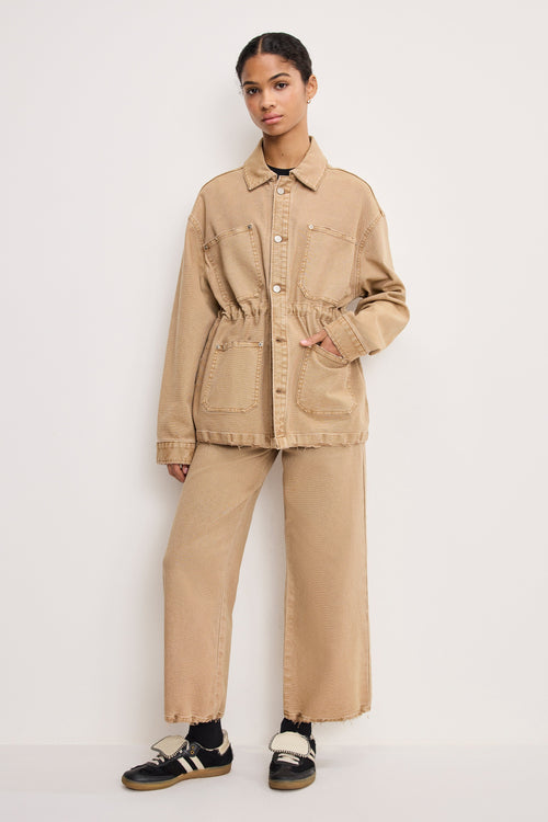 Premium CANVAS JACKET GOOD KHAKI001