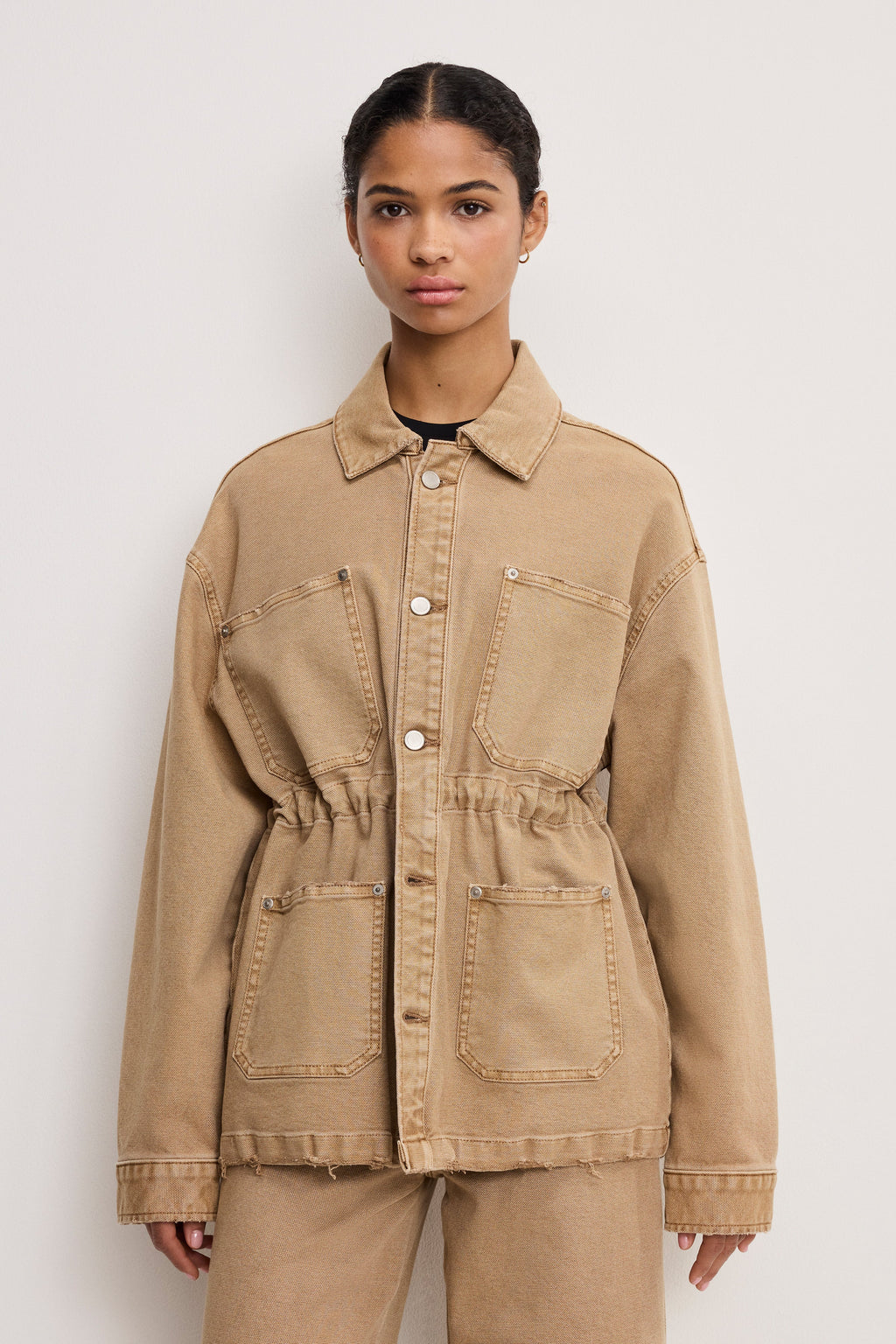 Premium CANVAS JACKET GOOD KHAKI001