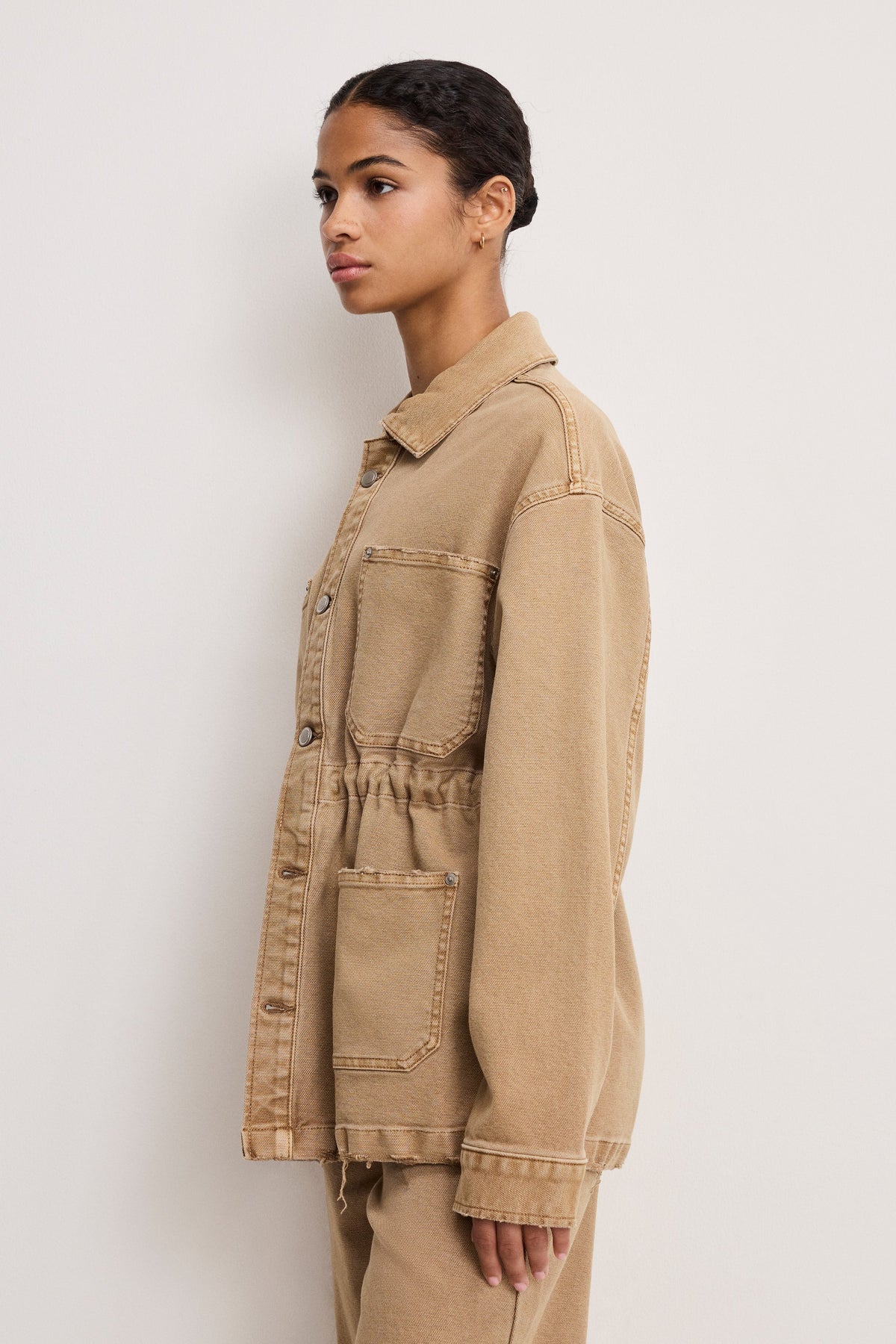 Premium CANVAS JACKET GOOD KHAKI001