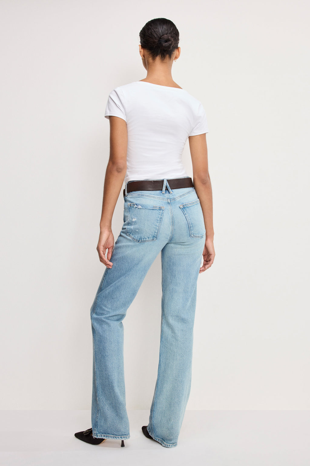 Premium GOOD COWBOY BOOTCUT JEANS INDIGO998