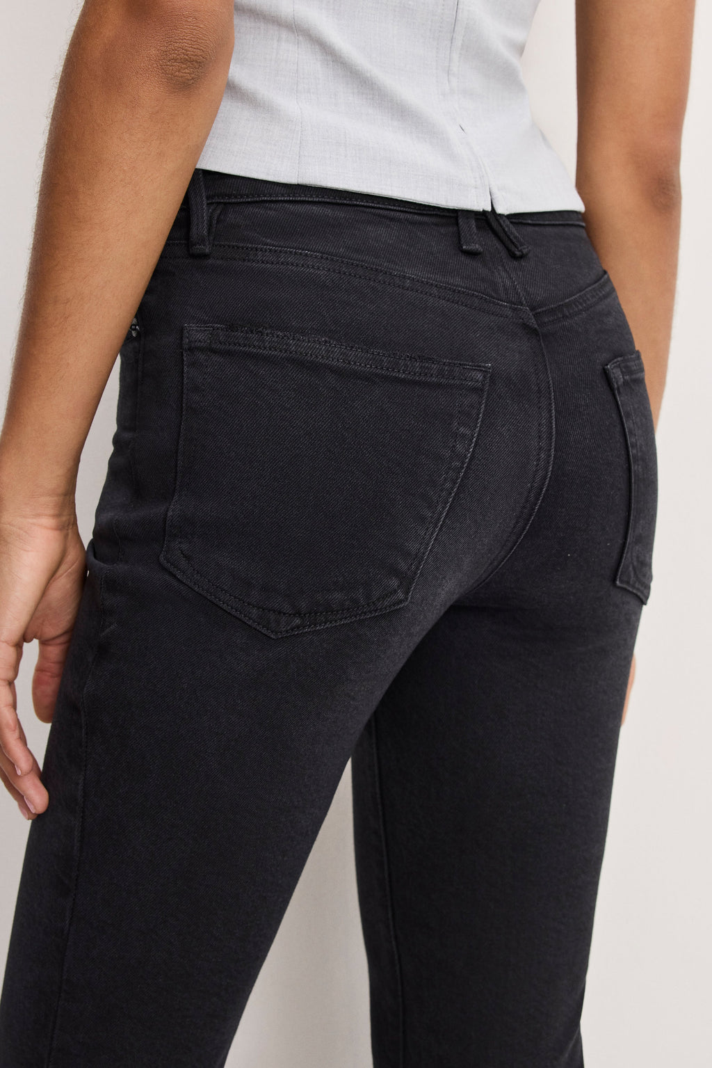 Premium SOFT TECH GOOD CLASSIC BOOTCUT JEANS BLACK344