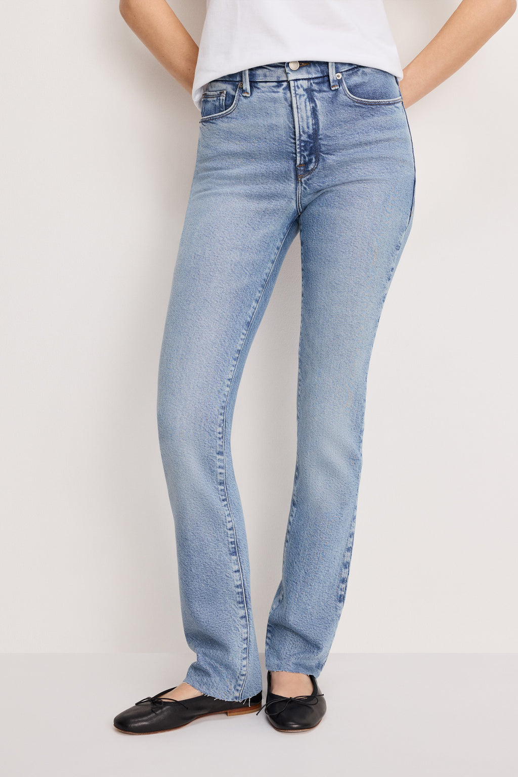 Premium SOFT TECH GOOD LEGS STRAIGHT JEANS INDIGO711