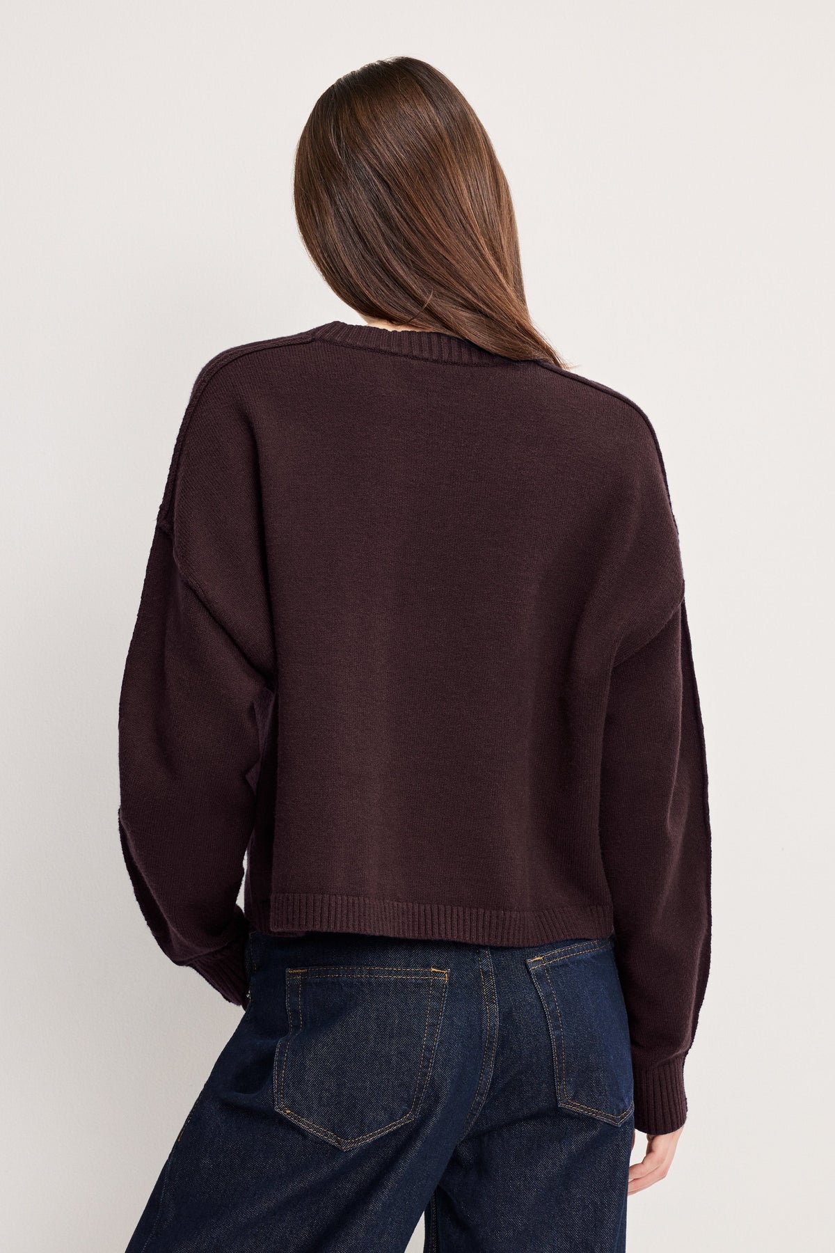 Premium COZY KNIT CREW NECK BARK003