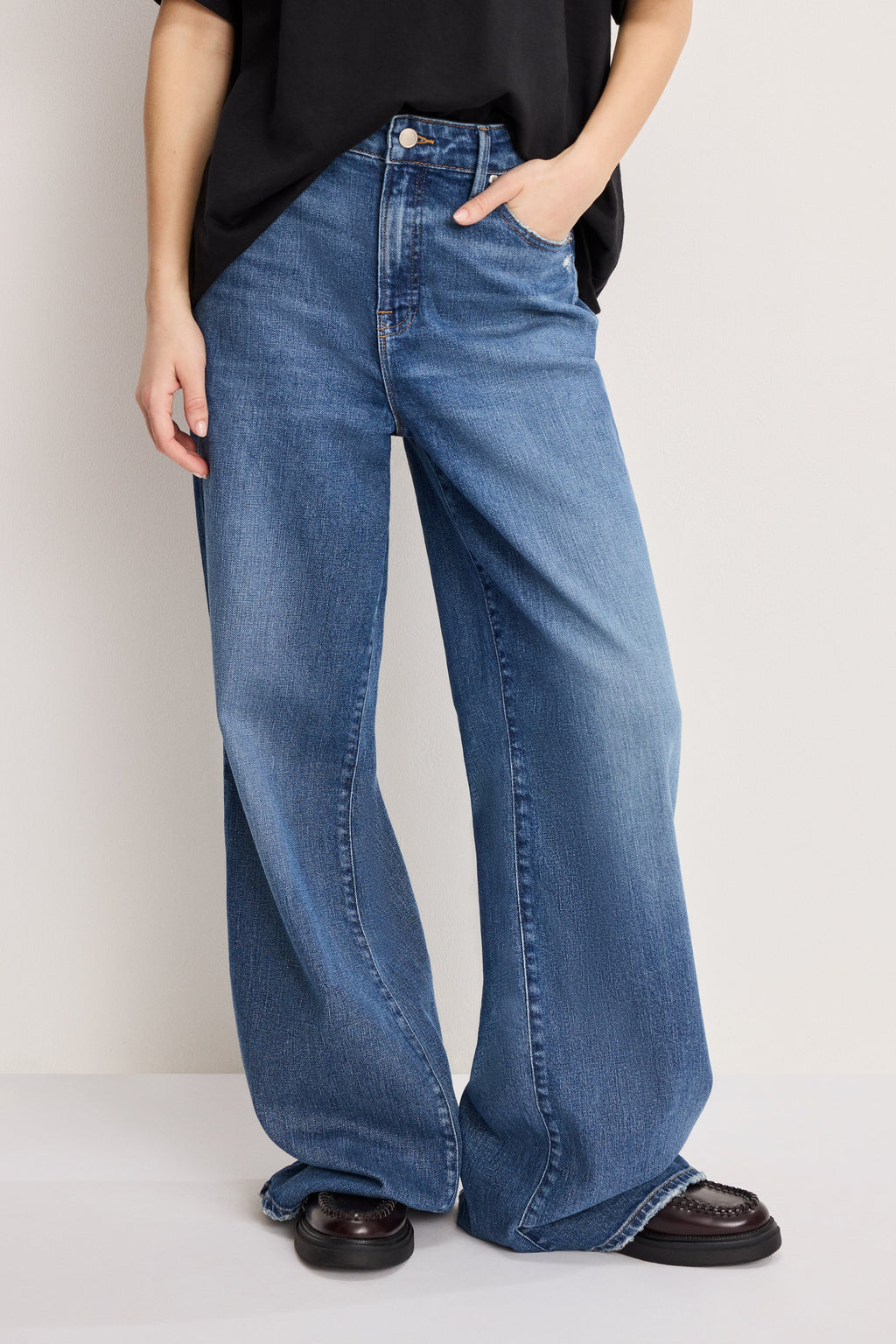 Premium GOOD EASE JEANS BLUE383