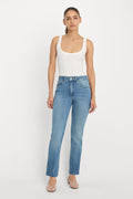 Premium SOFT TECH GOOD LEGS STRAIGHT JEANS INDIGO1209