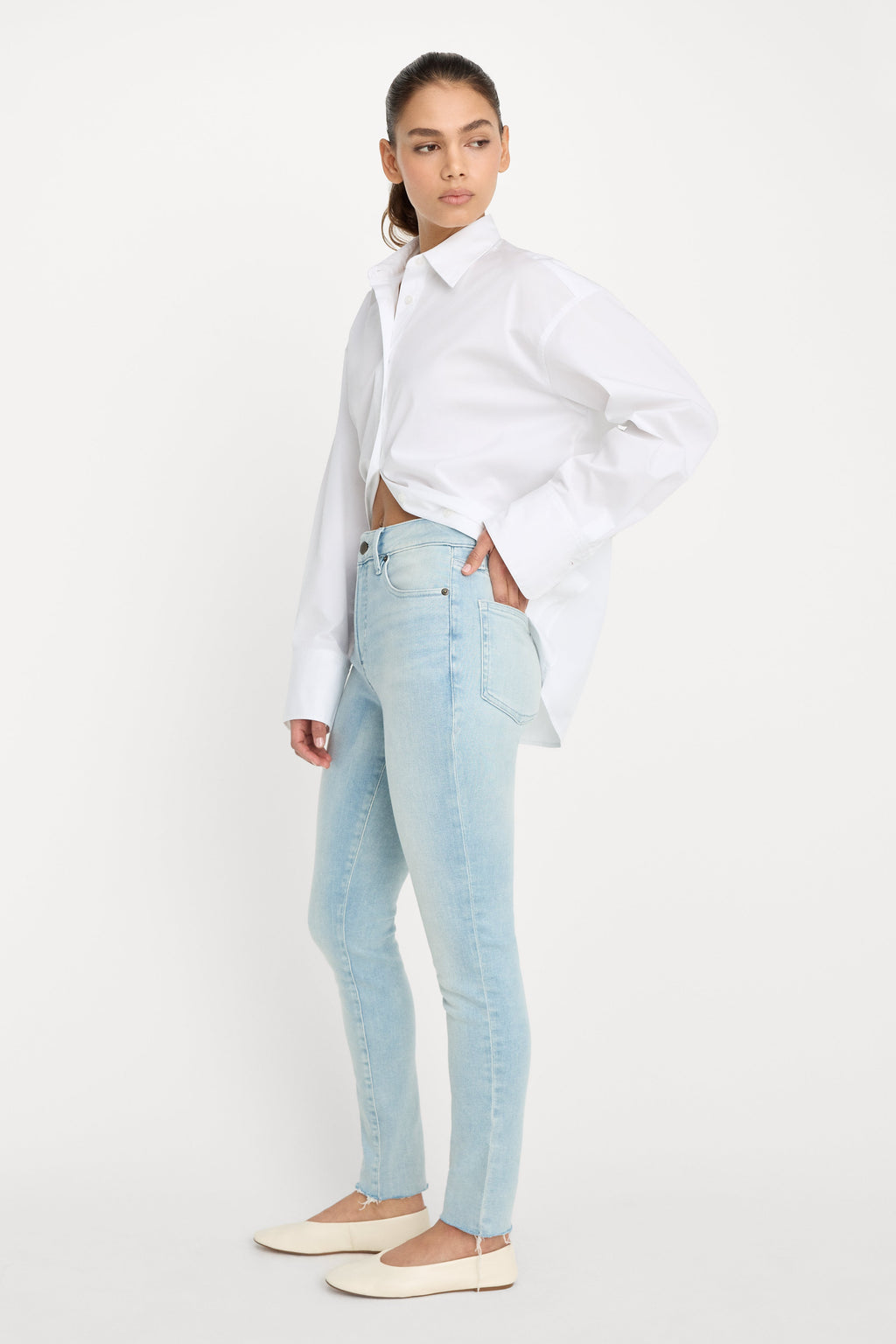 Premium SOFT TECH GOOD LEGS SKINNY JEANS INDIGO1129