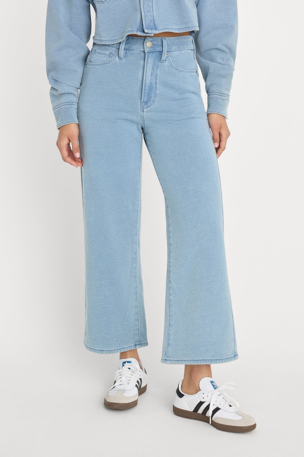 Premium JEANIUS CROP PALAZZO INDIGO376