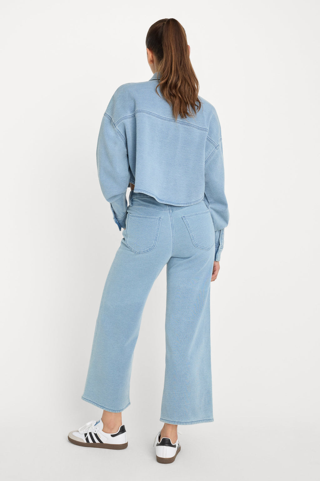 Premium JEANIUS CROP PALAZZO INDIGO376