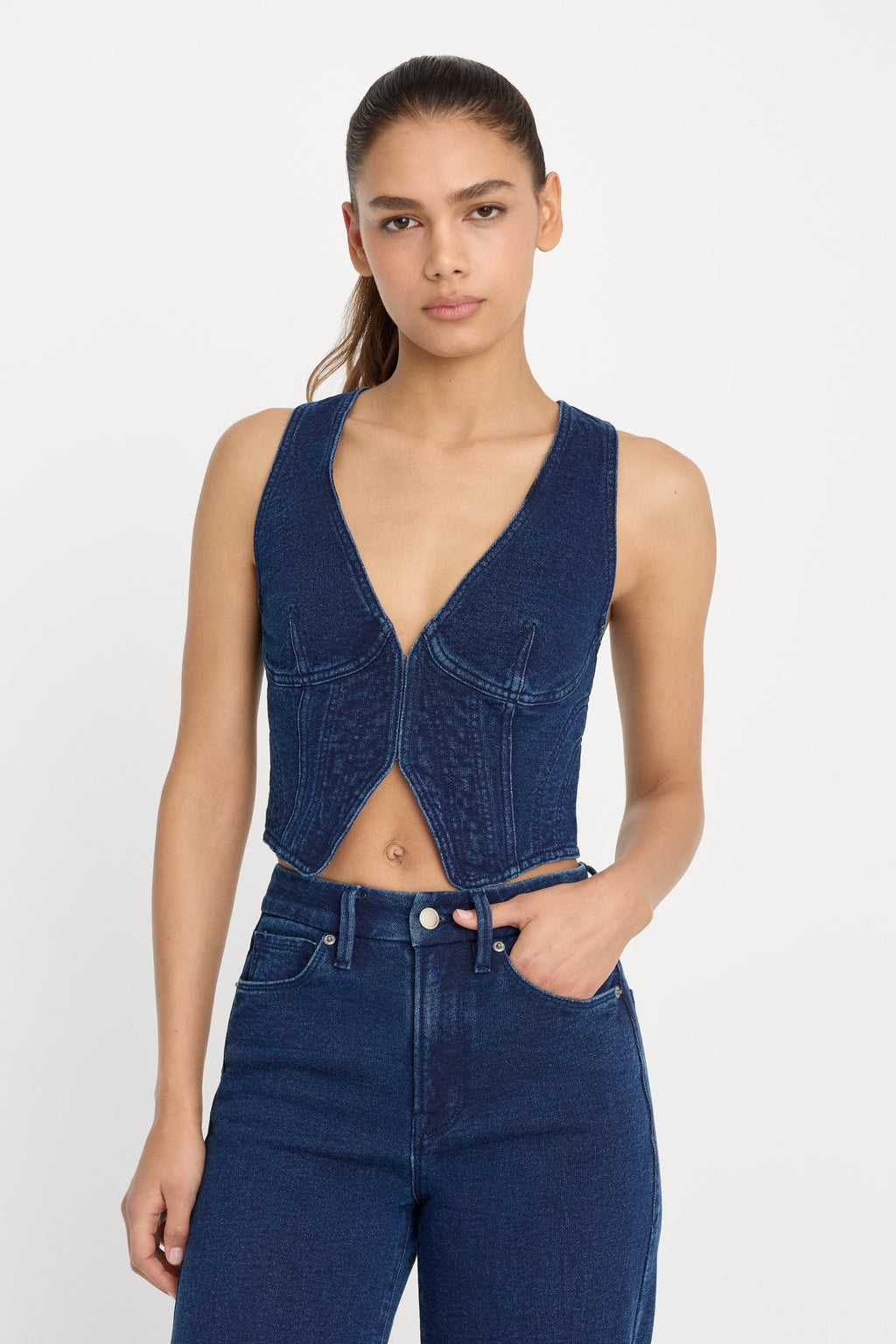Premium JEANIUS VEST INDIGO377