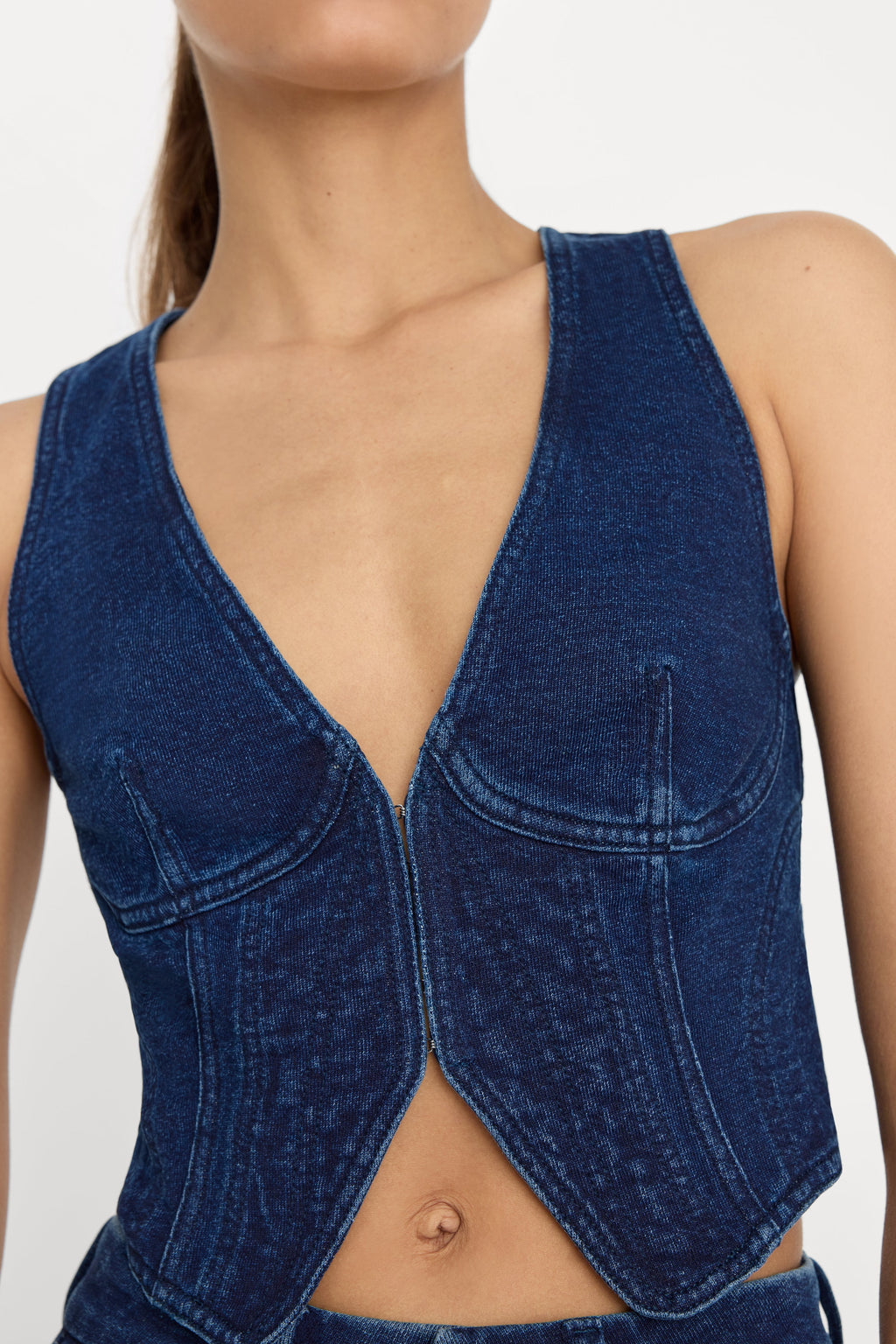 Premium JEANIUS VEST INDIGO377