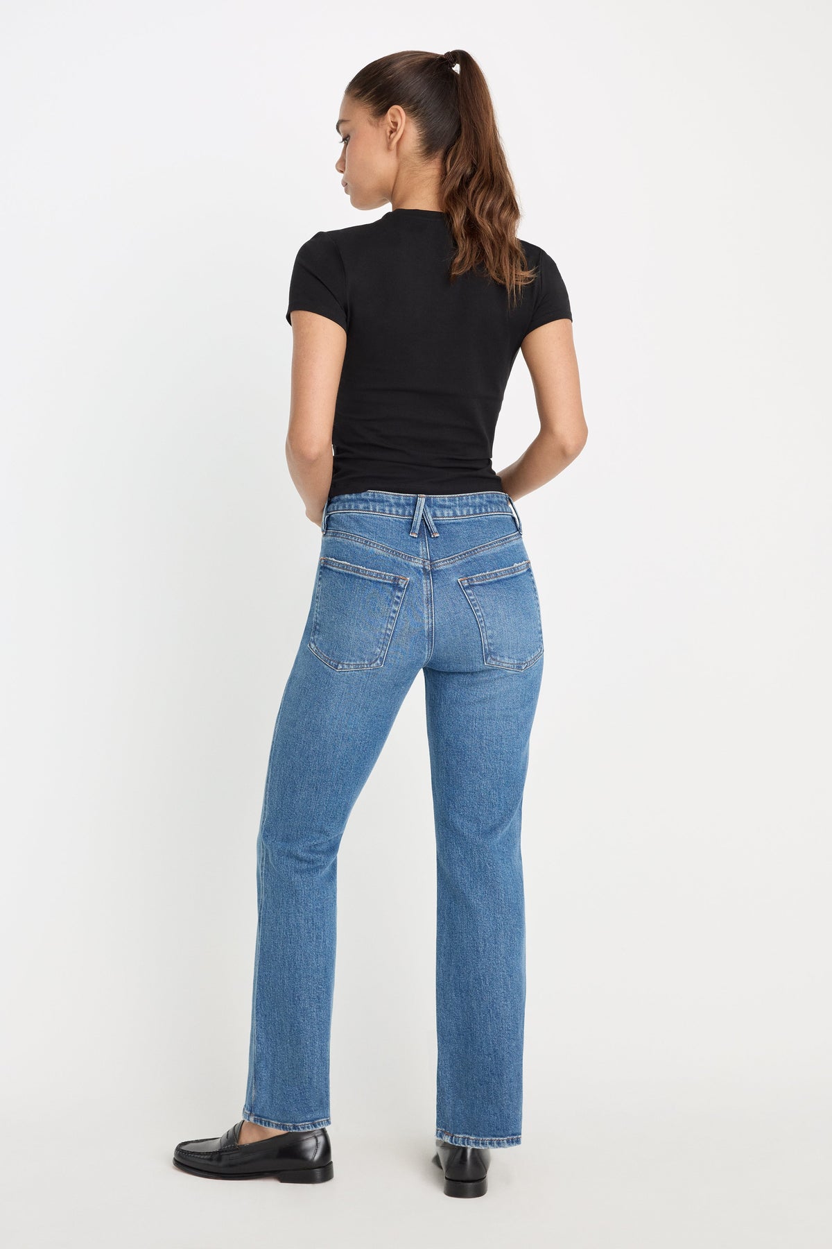 Premium GOOD KICK FLARE JEANS INDIGO1212