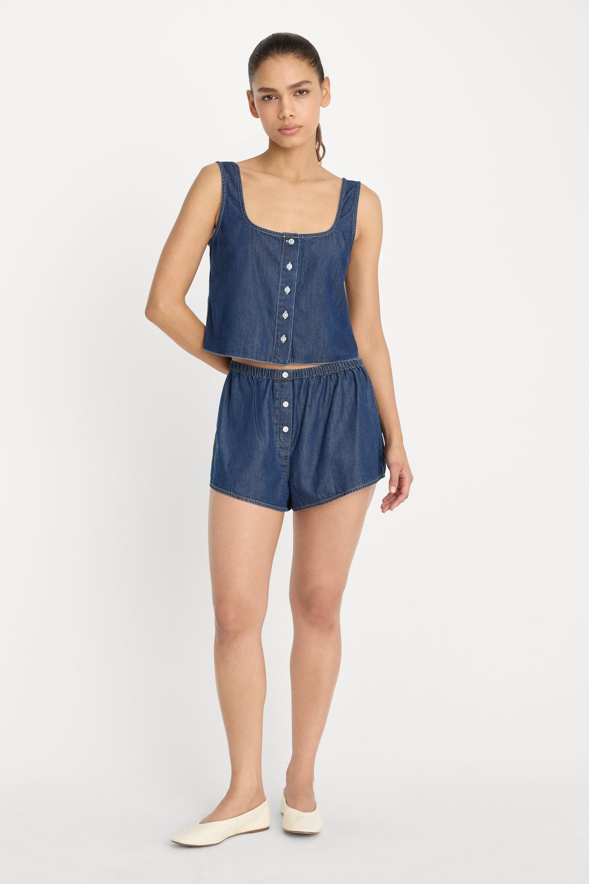 Premium DENIM BOXER SHORTS INDIGO1187