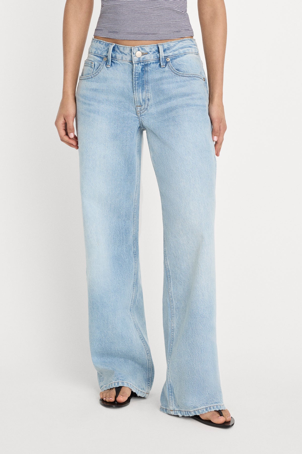 Premium VINTAGE LOW LOOSE JEANS INDIGO1223
