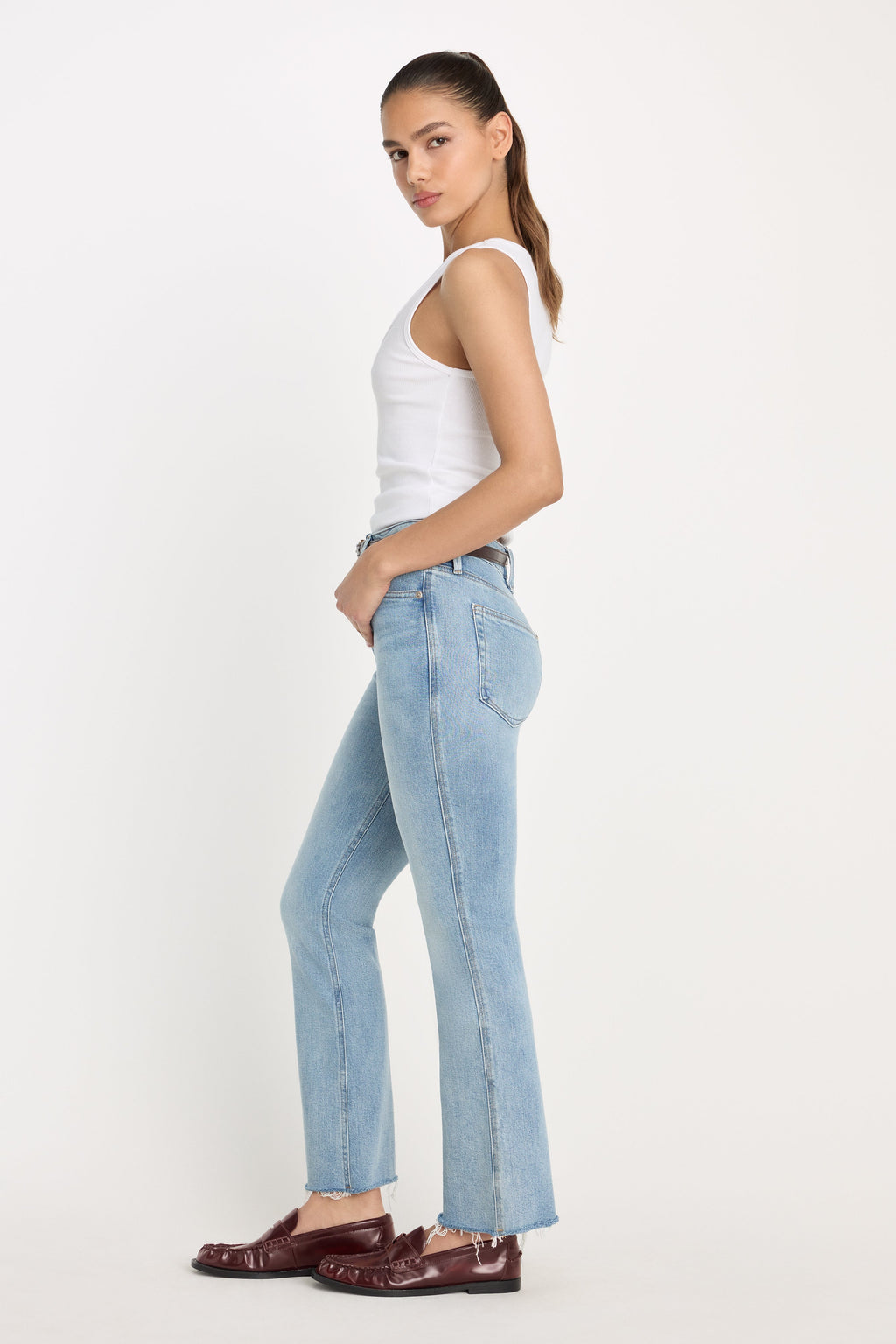 Premium GOOD KICK FLARE JEANS INDIGO1215