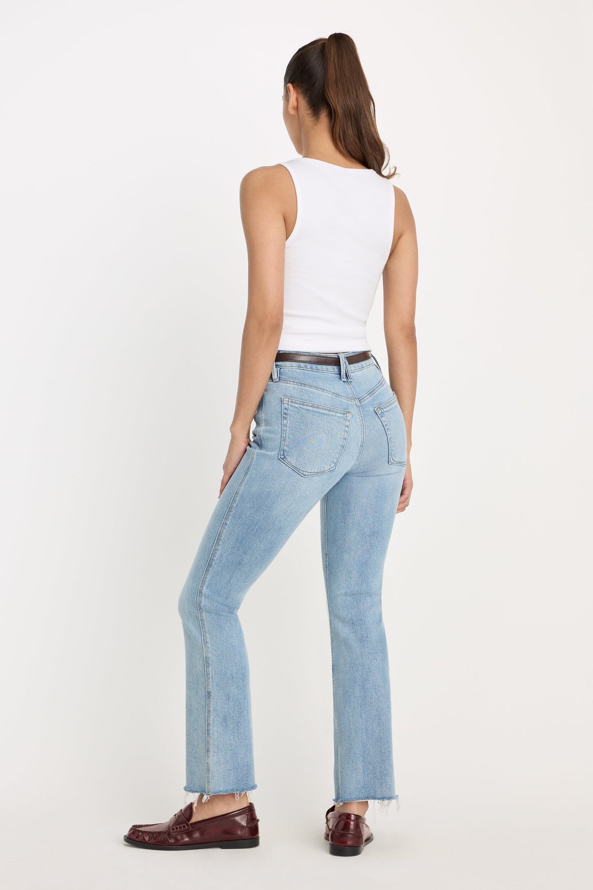 Premium GOOD KICK FLARE JEANS INDIGO1215