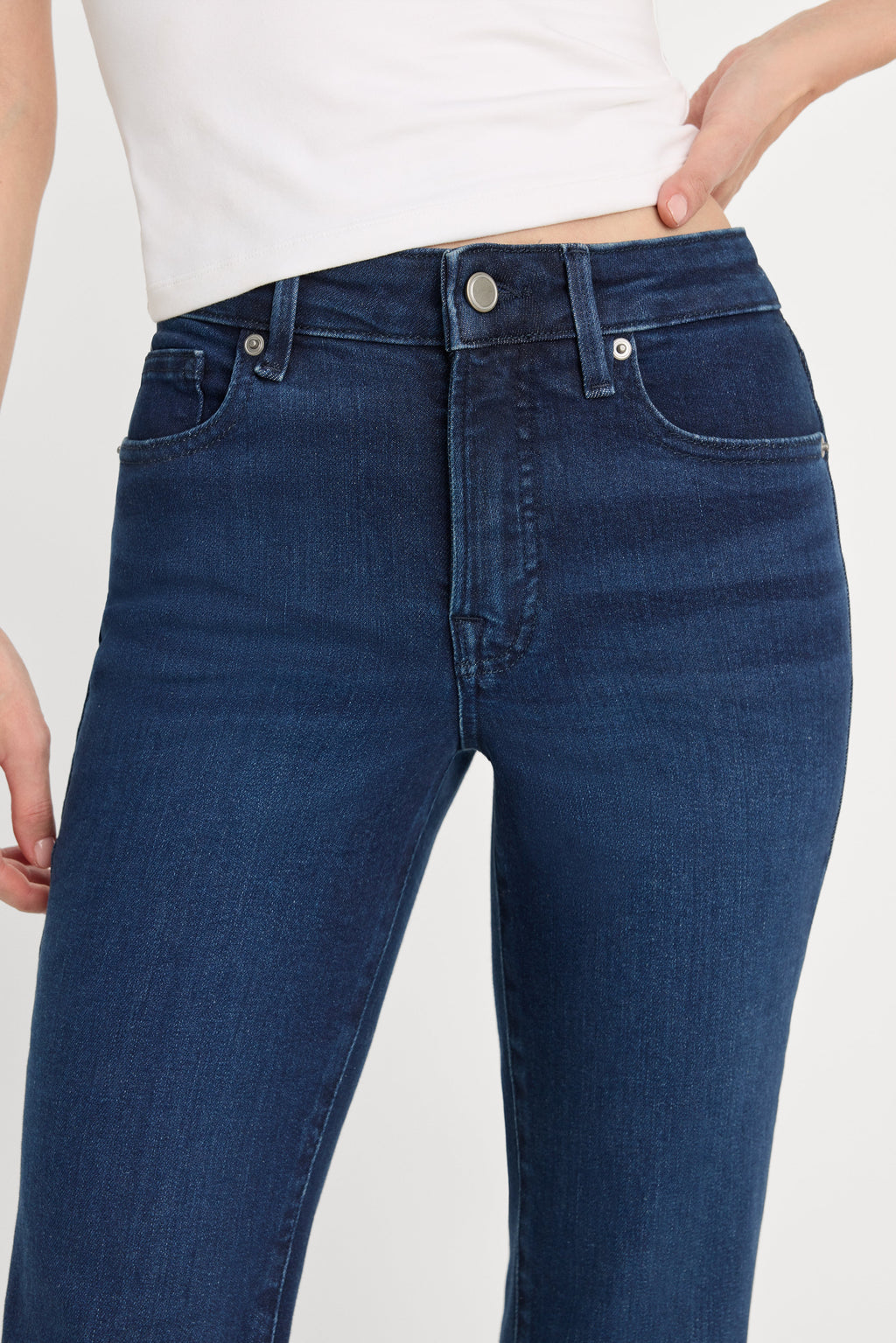 Premium COMPRESSION GOOD CLASSIC BOOTCUT JEANS INDIGO1150