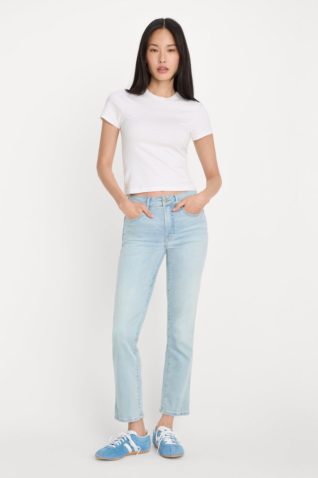 Premium SOFT TECH GOOD LEGS STRAIGHT JEANS INDIGO1275