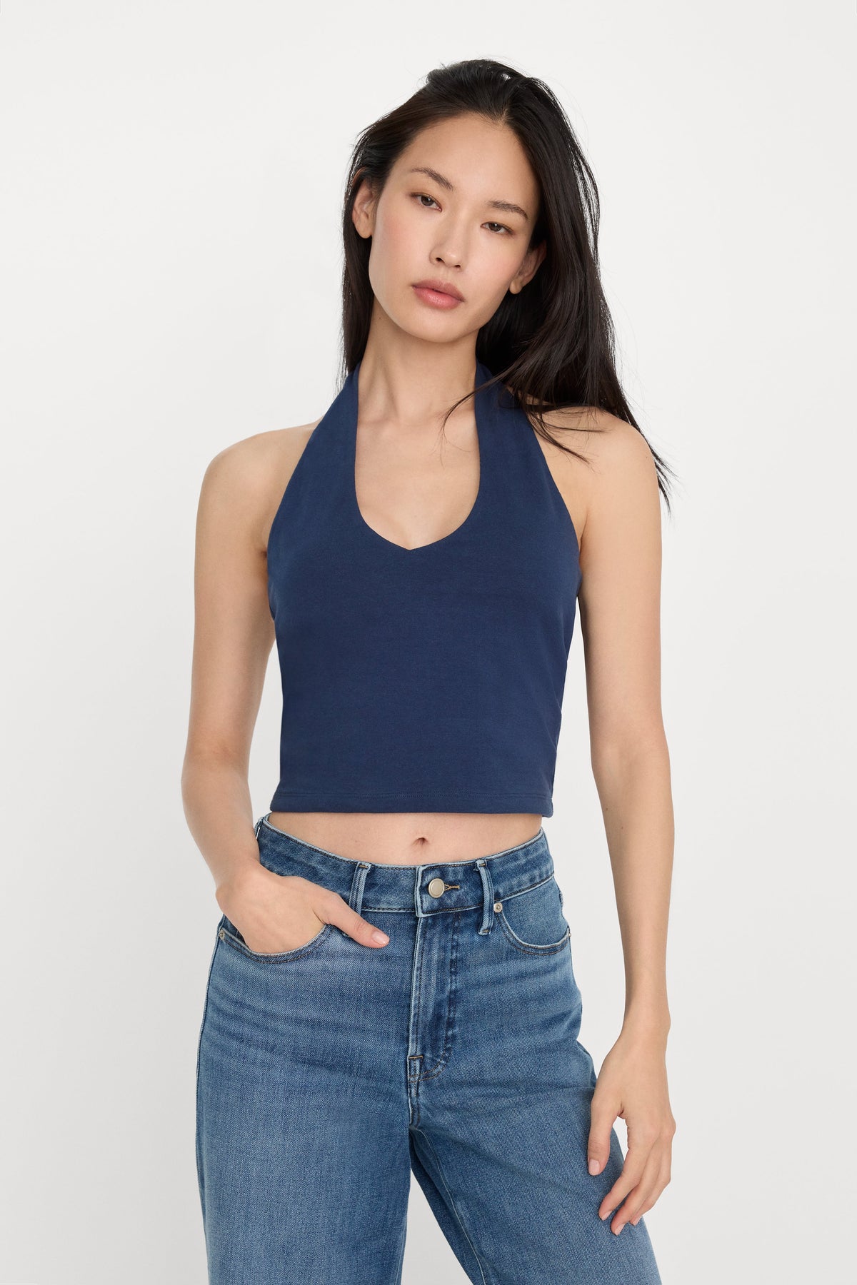Premium THE HALTER TANK HORIZON INK