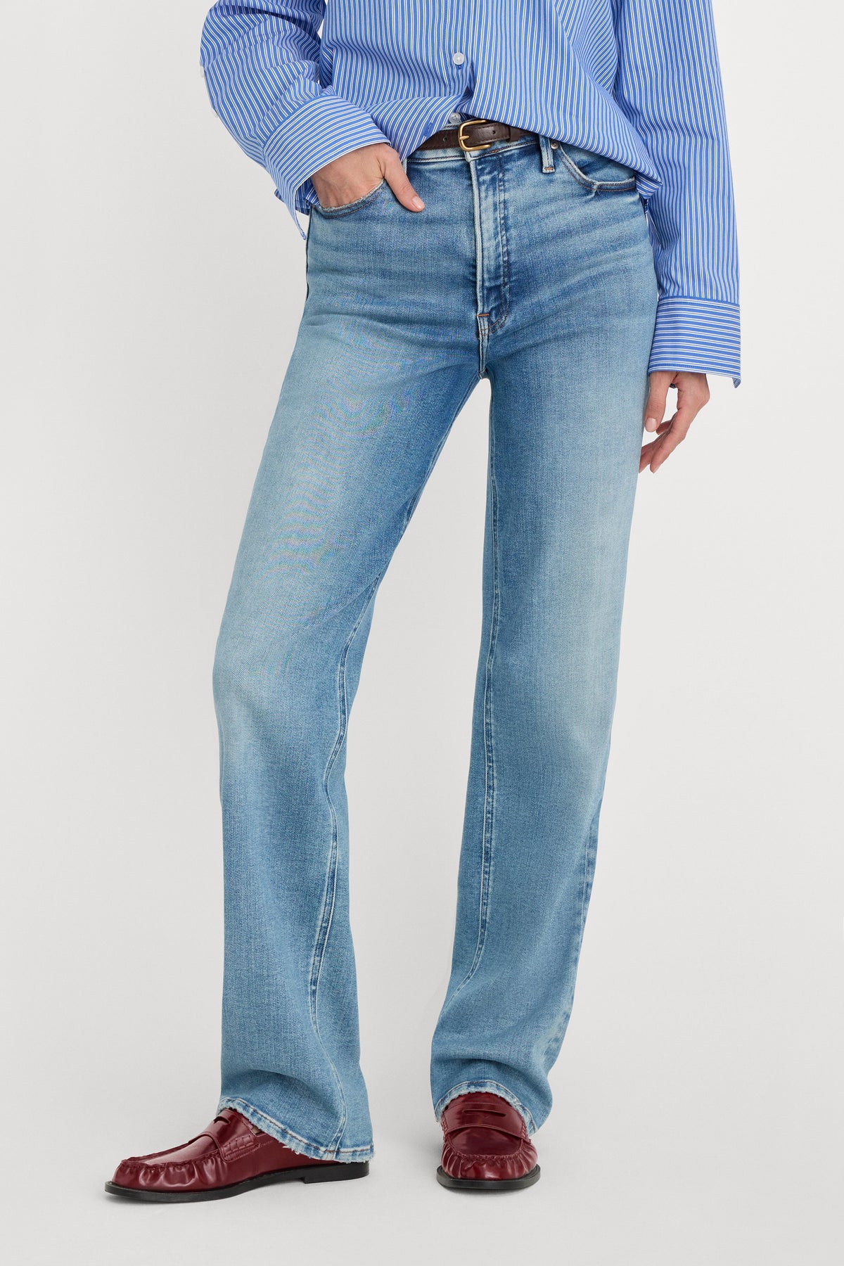 Premium SOFT TECH GOOD TRUE STRAIGHT JEANSINDIGO1214