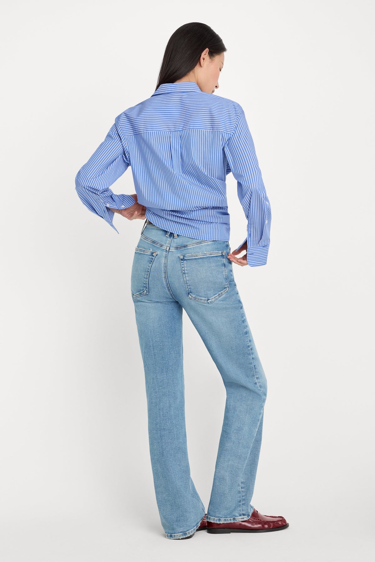 Premium SOFT TECH GOOD TRUE STRAIGHT JEANSINDIGO1214