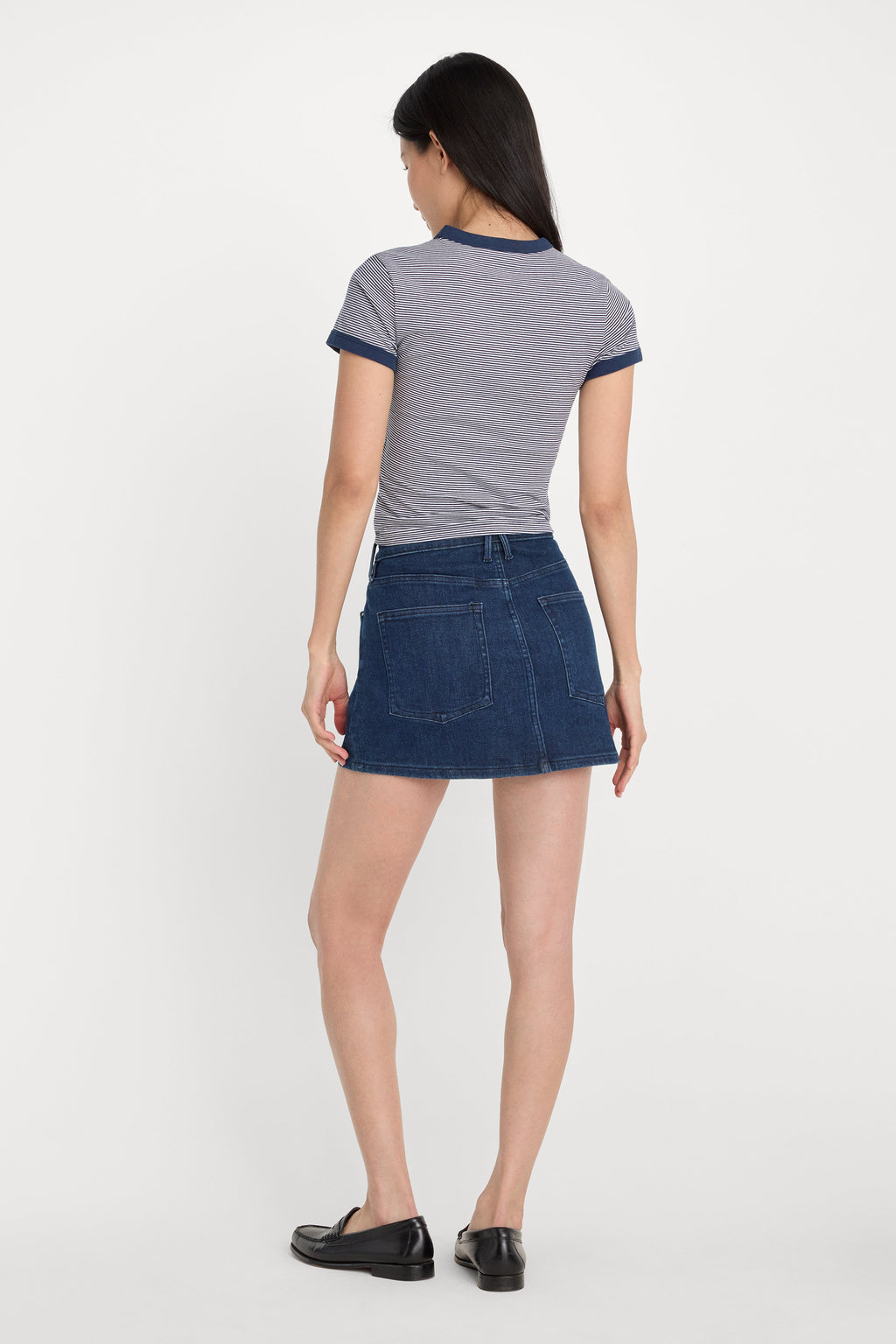 Premium GOOD 90S MINI SKIRT INDIGO1169
