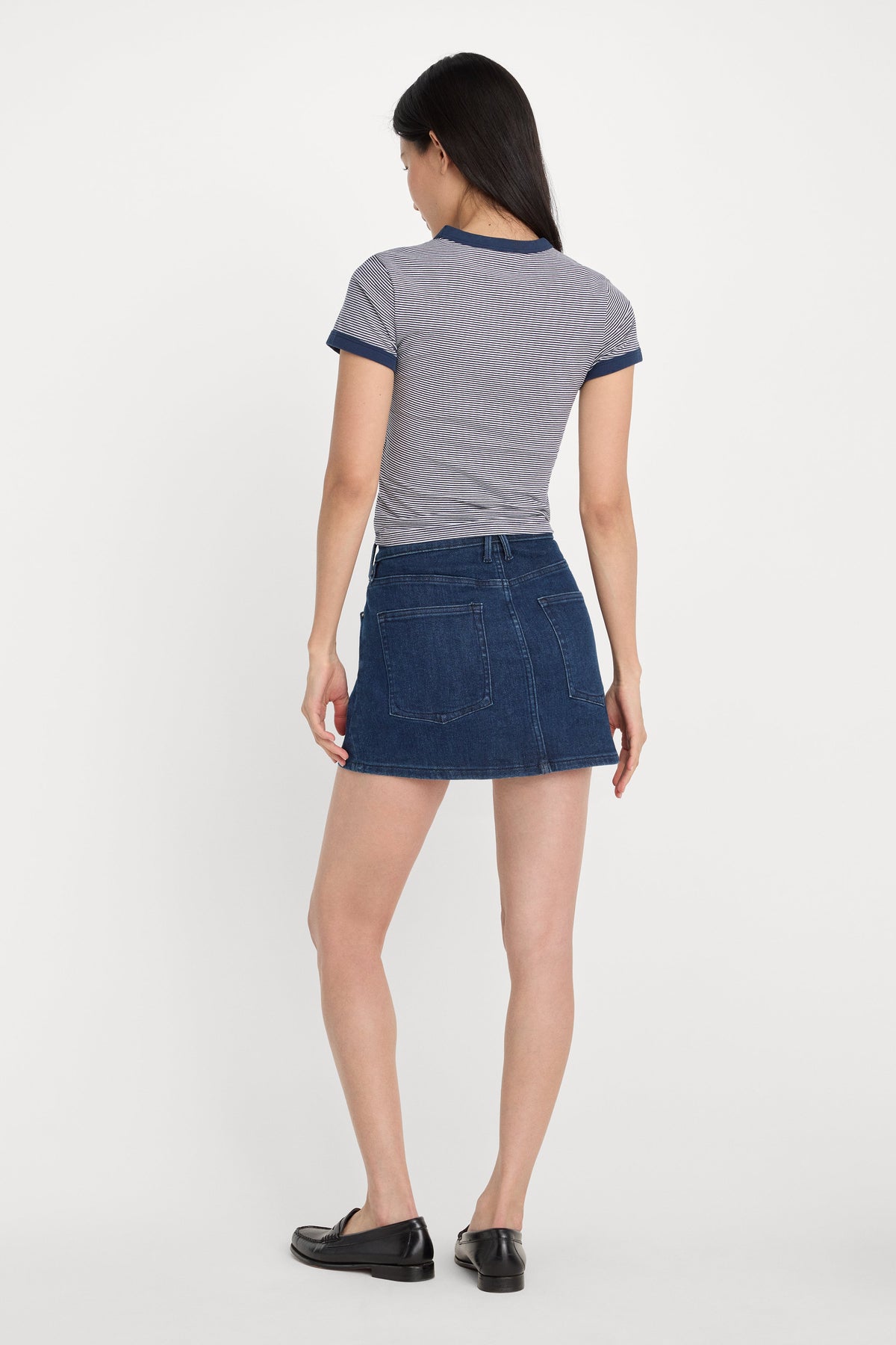 Premium GOOD 90S MINI SKIRT INDIGO1169