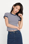Premium THE RINGER BABY TEE HORIZON STRIPE