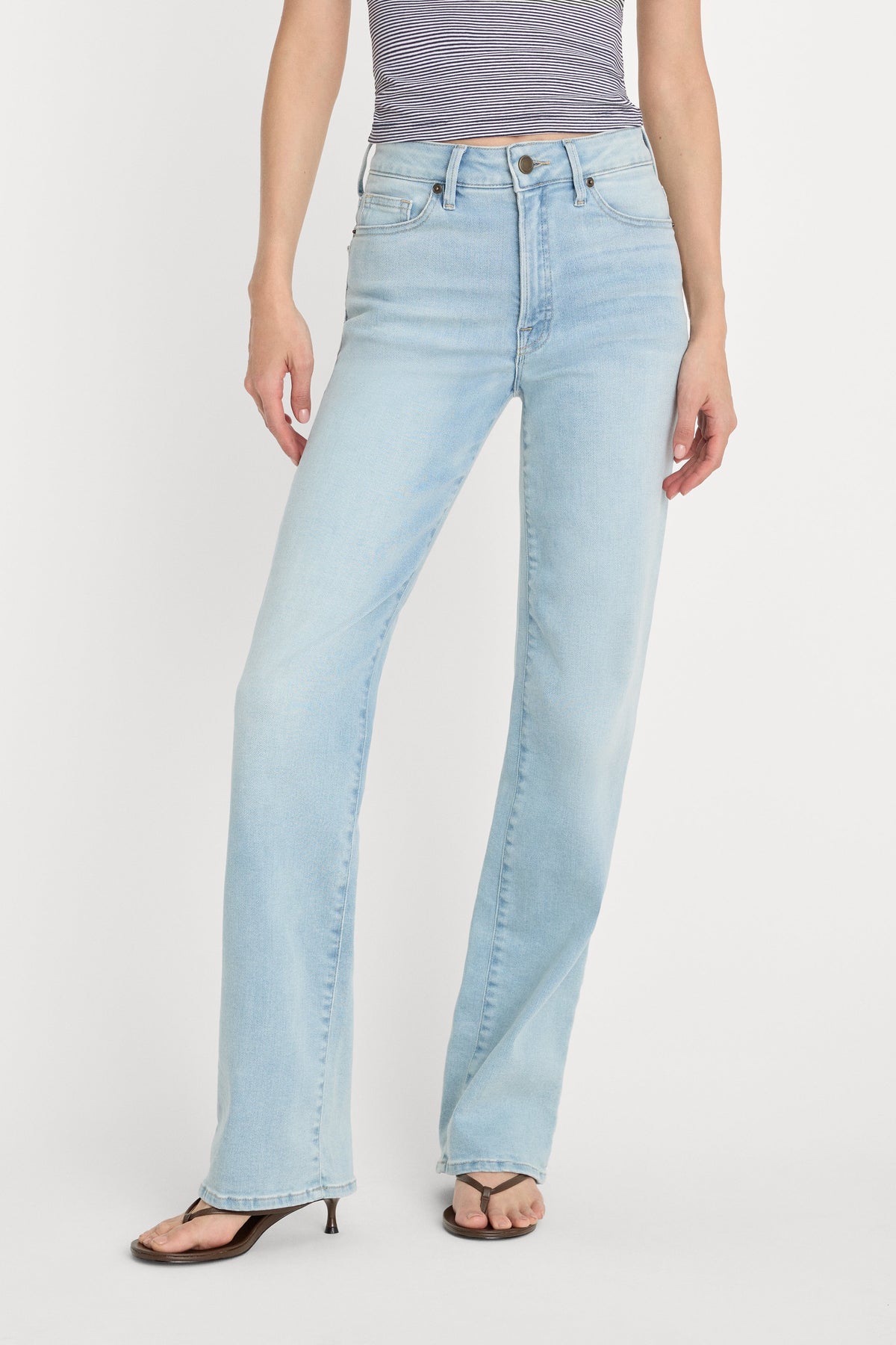 Premium SOFT TECH GOOD TRUE STRAIGHT JEANS INDIGO1130