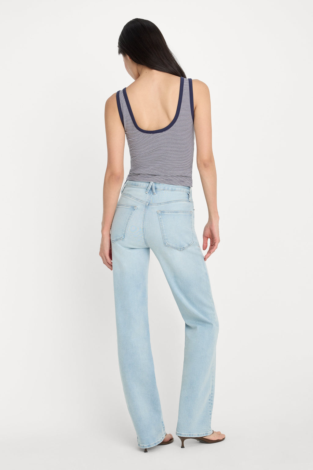 Premium SOFT TECH GOOD TRUE STRAIGHT JEANS INDIGO1130