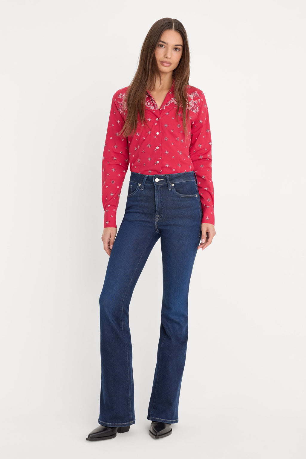 Premium DOLLY JOLEANS GOOD LEGS FLARE JEANS INDIGO1193