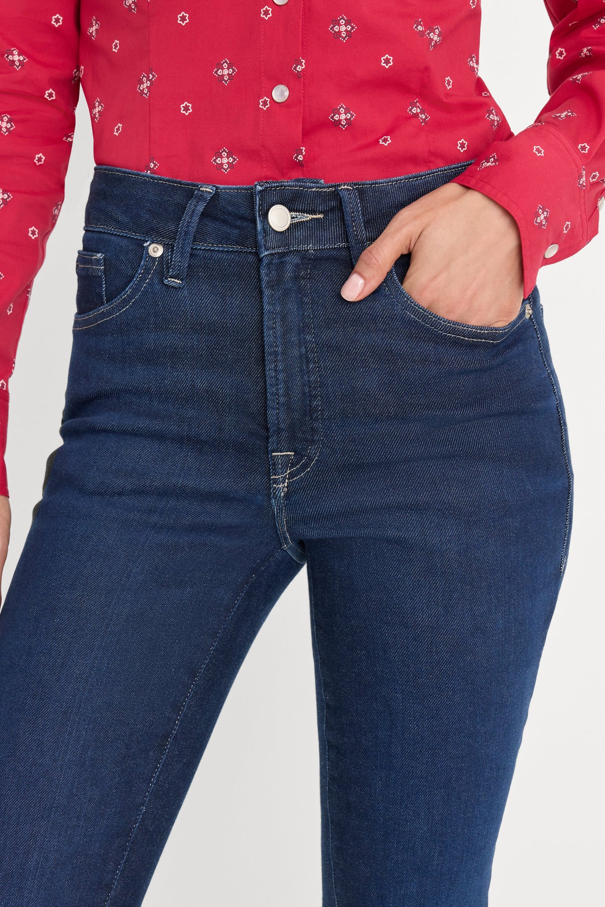 Premium DOLLY JOLEANS GOOD LEGS FLARE JEANS INDIGO1193