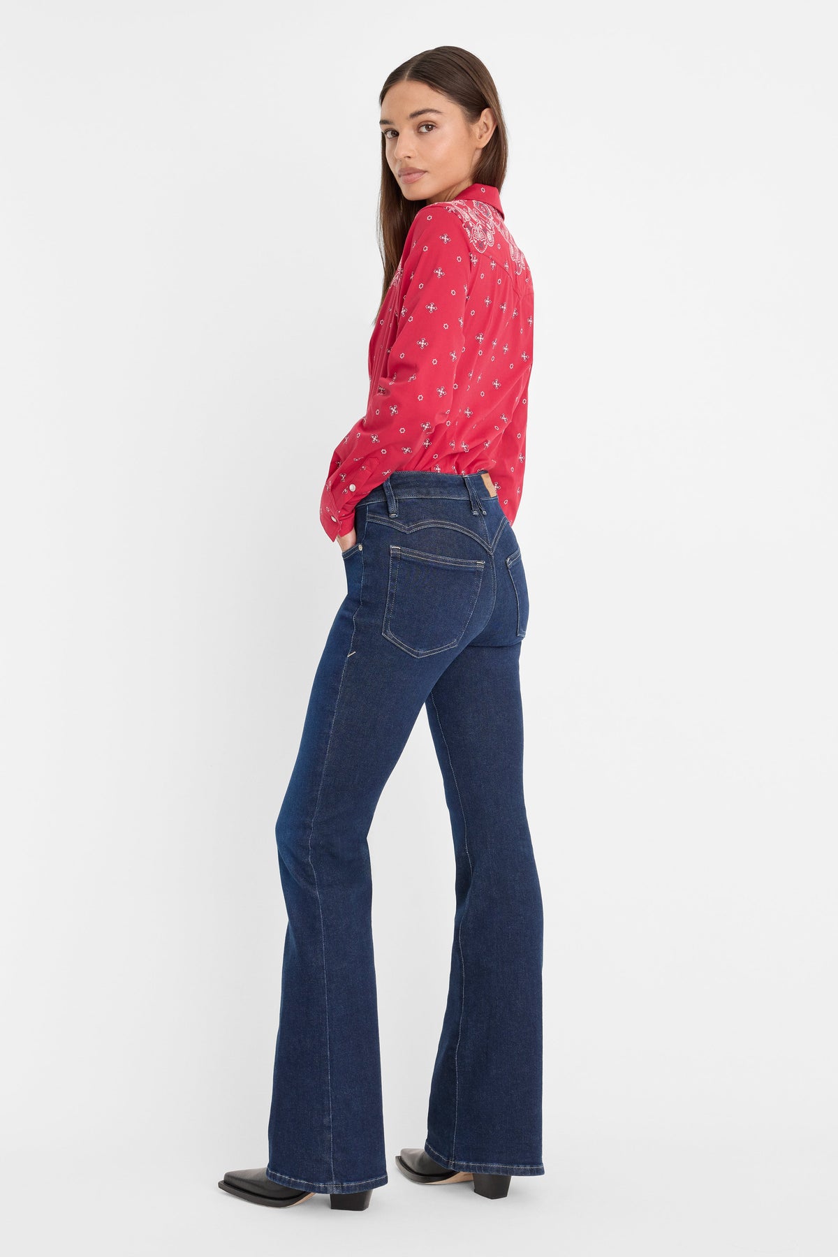 Premium DOLLY JOLEANS GOOD LEGS FLARE JEANS INDIGO1193