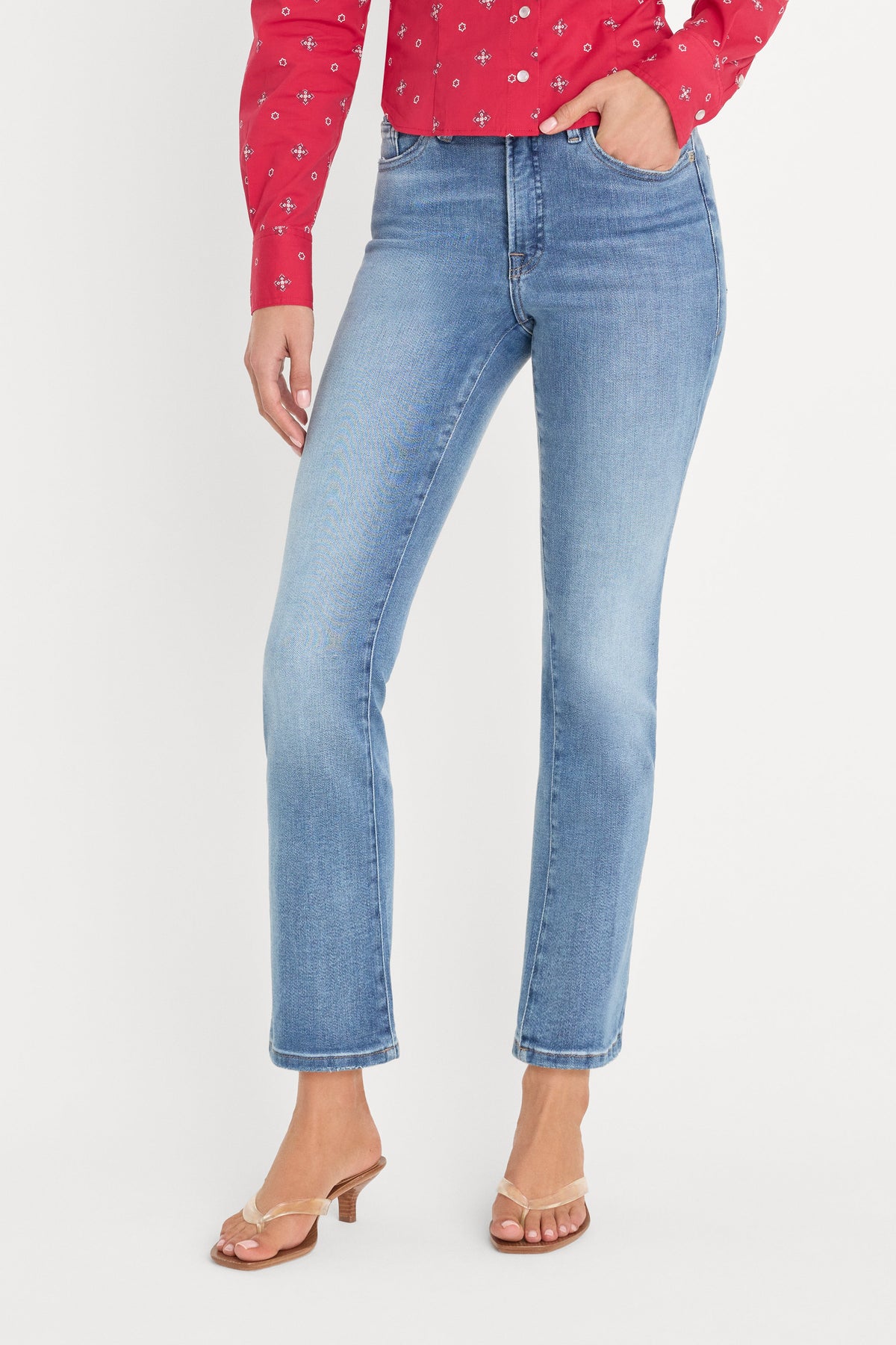 Premium DOLLY JOLEANS STRAIGHT JEANS INDIGO1195
